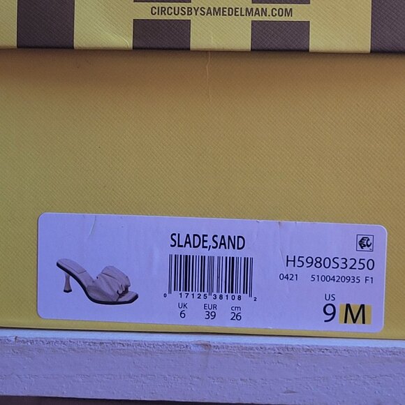 $79 NWT (9) Sam Edelman Slade Ruffled Dress Sandals - Picture 10 of 12